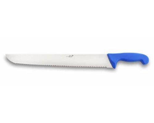 DéGLON  Vismes 33 cm met blauw handvat lemmet micro getand