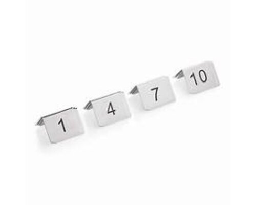 M & T  Table number set 1 > 12