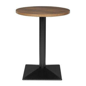 M & T  Ronde tafel  Ø 60 cm inclusief zwaar zwart gepoedercoat onderstel