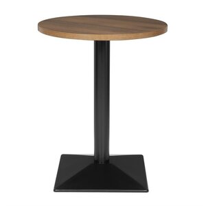 M & T  Round table Ø 60 cm designed with a weighty, powder-coated base