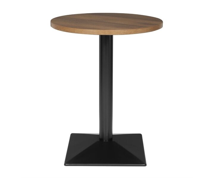 M&T Round table Ø 60 cm designed with a weighty, powder-coated base