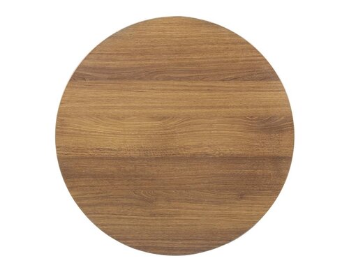 M&T Ronde tafel  Ø 60 cm inclusief zwaar zwart gepoedercoat onderstel