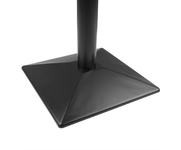 M&T Ronde tafel  Ø 60 cm inclusief zwaar zwart gepoedercoat onderstel