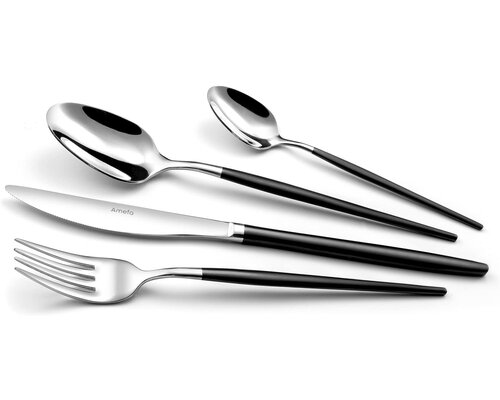 AMEFA Table fork " Soprano " black PVD