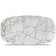 CHURCHILL Rechthoekig bord  30 x 15 cm  KINTSUGI " Pearl Grey "