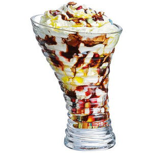 ARCOROC  Sundae dish 41 cl  "Jazzed Swirl "