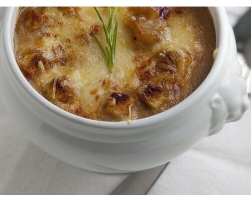 M&T Soupbowl with lion heads 0,40 lit white porcelain