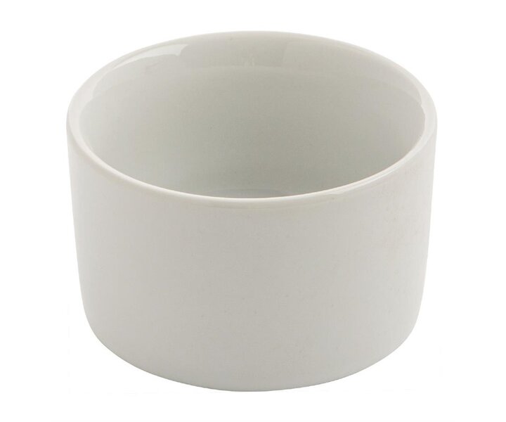 M&T Plateau à condiments en bois livré avec 3 ramequins en porcelaine