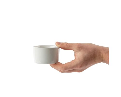 M&T Plateau à condiments en bois livré avec 3 ramequins en porcelaine