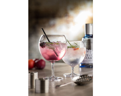 M & T  Cocktail - Gin glas 56 cl " Shoreditch " met lage voet 14 cm