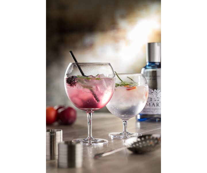 M&T Cocktail - Gin glas 56 cl " Shoreditch " met lage voet 16 cm