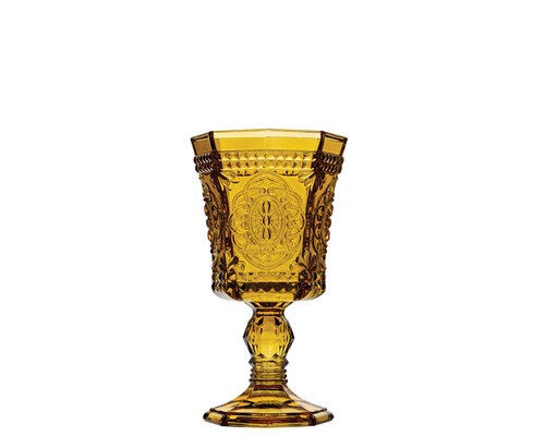 M&T Water glass 24 cl " RUSKIN " amber