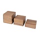 M & T  Buffet raiser set of 3 acacia wood