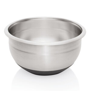 M & T  Mixing bowl Ø 28 cm stainless steel 18/10, with non slip buttom