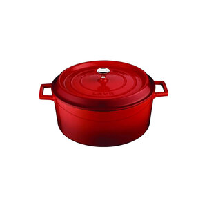 LAVA CAST IRON Mini cocotte rouge 10 cm avec couvercle