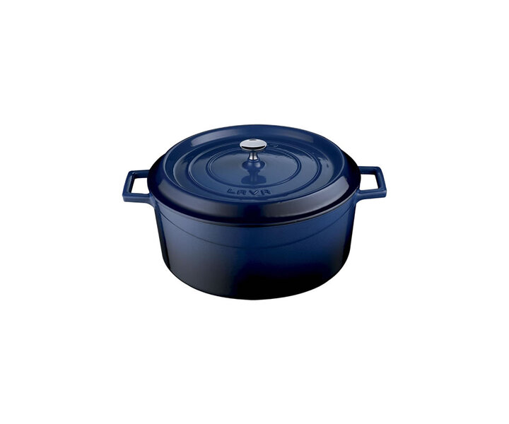 LAVA CAST IRON Stand hout inclusief 3 gietijzeren mini cocottes Ø 10 cm inhoud 35 cl