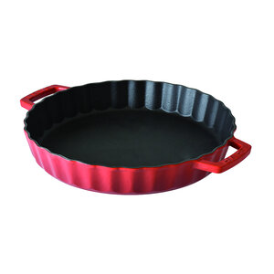 LAVA CAST IRON Frying pan - Oven tray red Ø 30,5