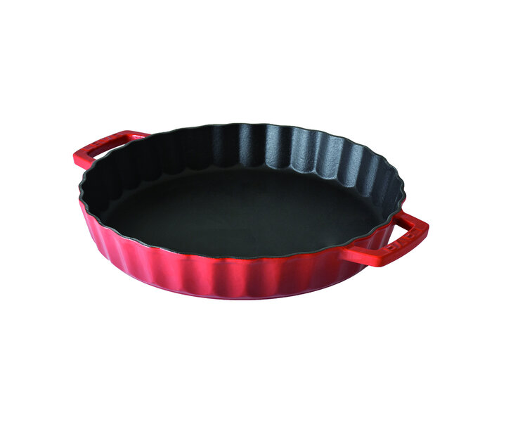 LAVA CAST IRON Frying pan - Oven tray red Ø 30,5