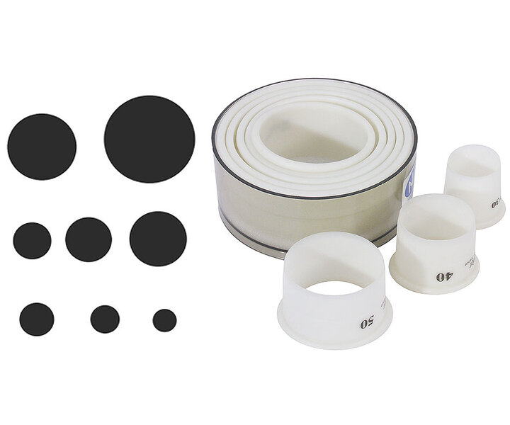 M&T Set with 9 plain pastry / aspic cutters