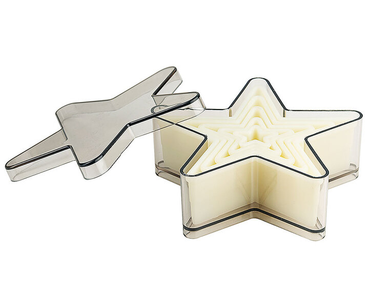 M&T Set with 5 " star "  pastry / aspic cutters