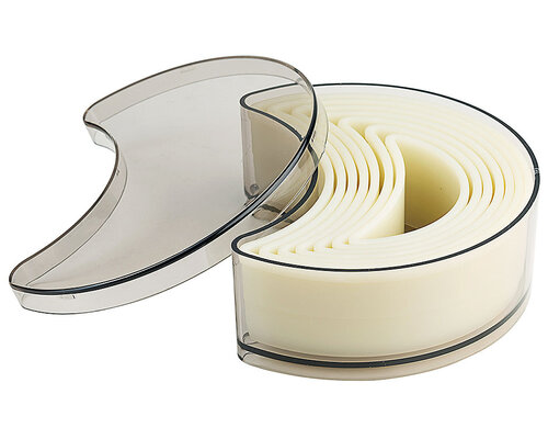 M&T Set met 7 effen " maan " uitsteekvormen