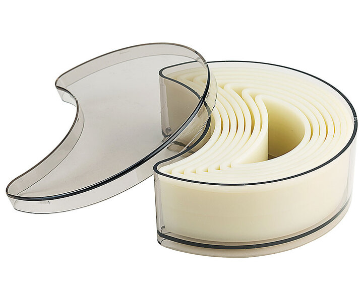 M&T Set with 7 plain " moon "pastry / aspic cutters