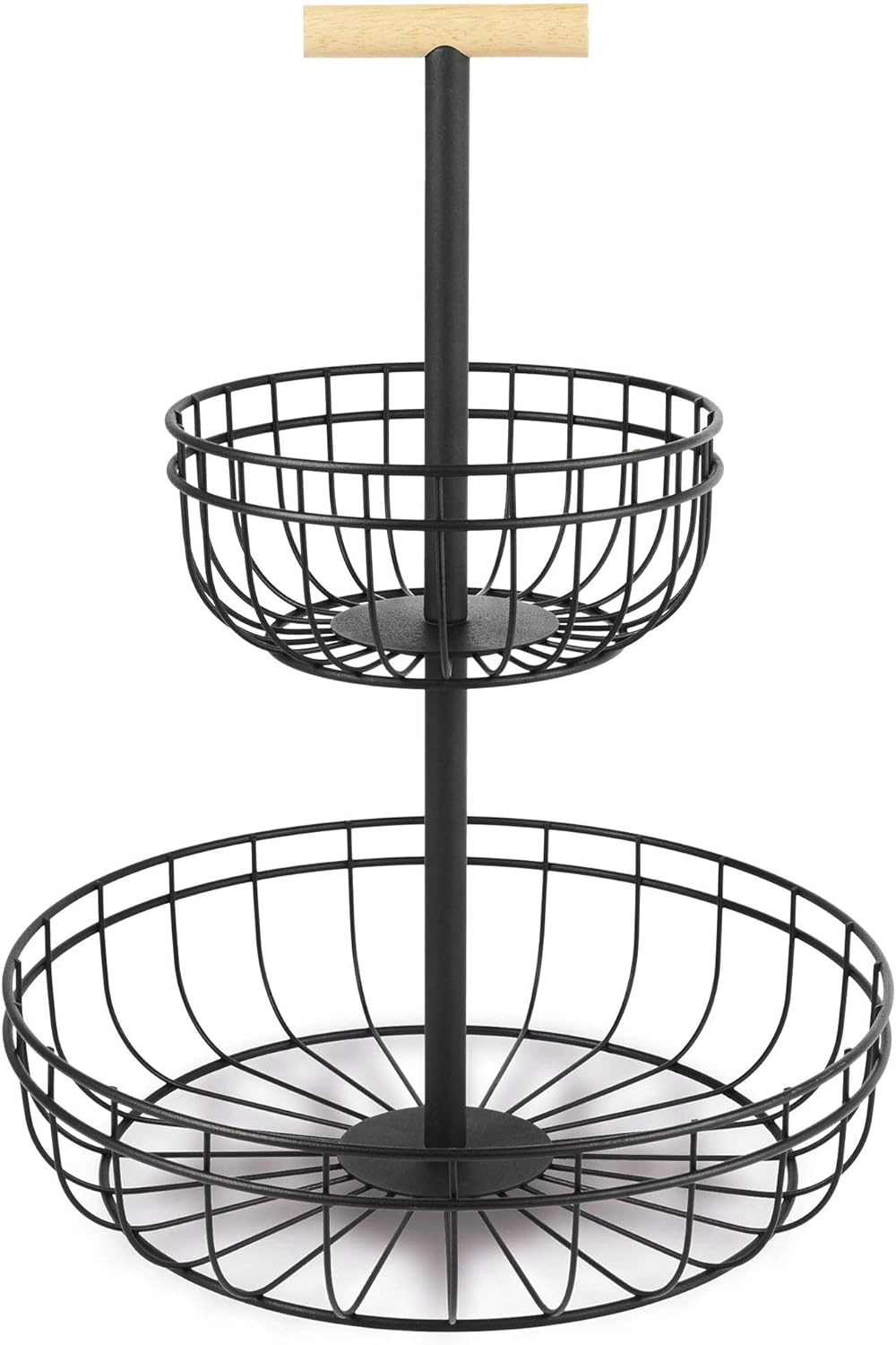 Bord mat zwart. 21 cm. aanbieding bij Dekamarkt