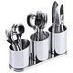M&T Spoon - &  flatware holder tray with 3 fixed containers