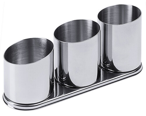 M&T Spoon - &  flatware holder tray with 3 fixed containers