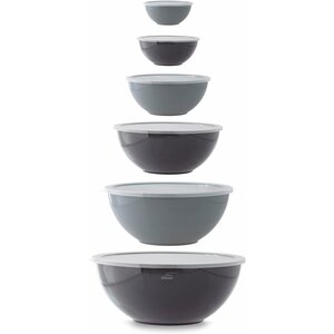 LACOR Set of 6 food bowls with lid