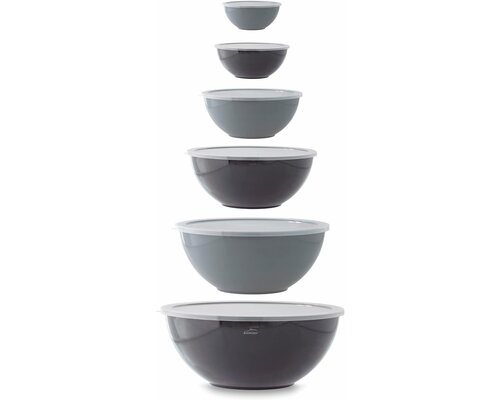 LACOR Set of 6 food bowls with lid