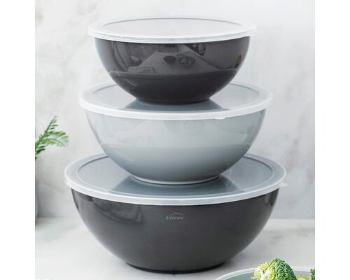 LACOR Set of 6 food bowls with lid