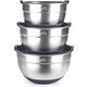 LACOR Set with 3 kitchen bowls with lid