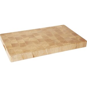 M & T  Planche à découper en bois d'hévéa  GN 1/2  32,5 x 26,5 x h 4,5 cm