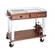 ZEPé Flambé trolley with one induction stove " Nature "