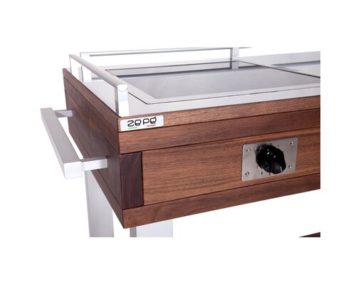 ZEPé Flambé trolley with one induction stove " Nature "