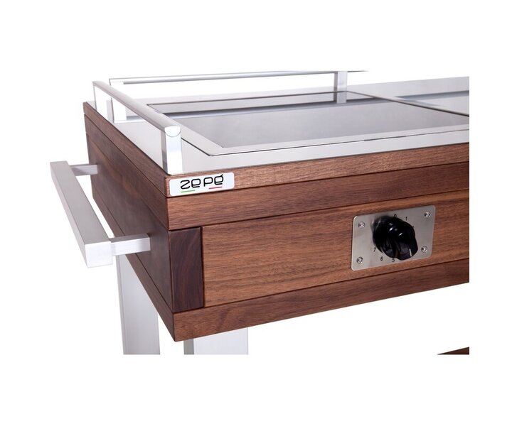 ZEPé Flambé trolley with one induction stove " Nature "