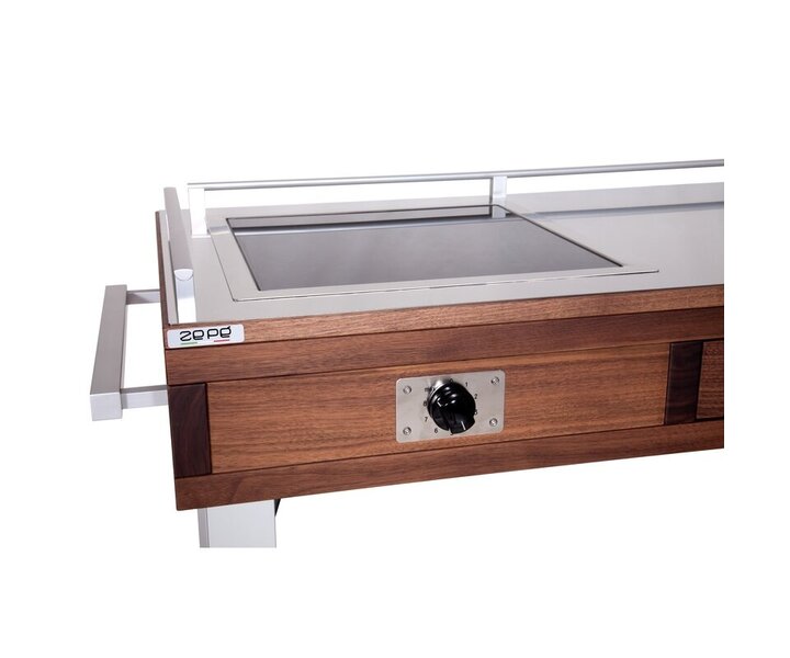 ZEPé Chariot à flamber avec une plaque à induction " Nature "