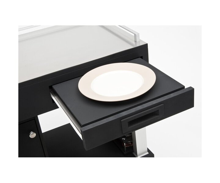 ZEPé Chariot à flamber avec réchaud à gaz