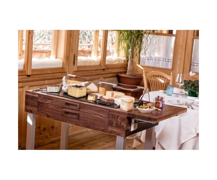 ZEPé Dessert- Cheese trolley with roll top  " Nature "