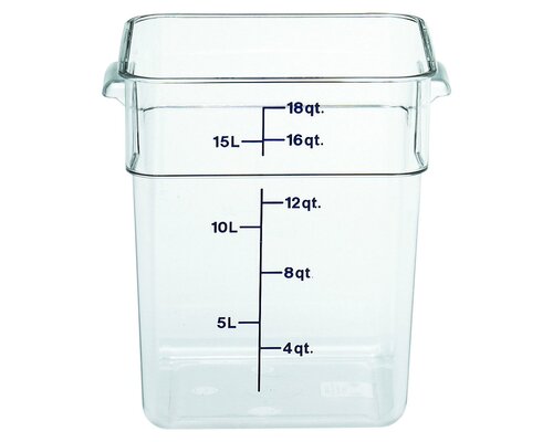 CAMBRO  Boîte de conservation alimentaire carré Camsquare® de Cambro en polycarbonate 17,2 L