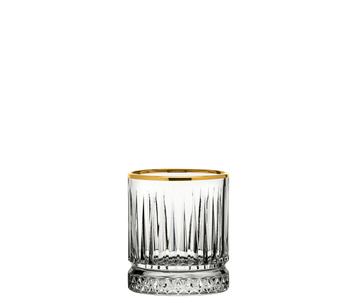 PASABAHCE Tumbler 21 cl " Elysia " with golden rim