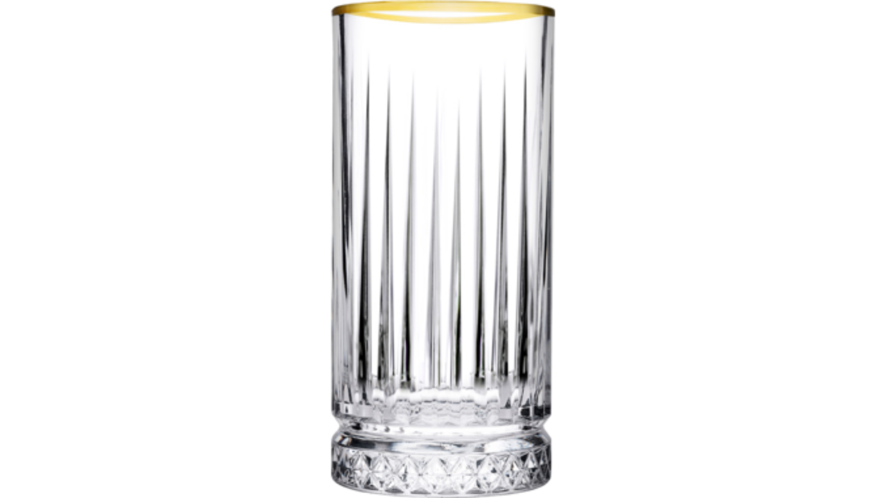 Verres Elysia Pasabahçe 35,5 Cl - Lot De 4 Verres Vintage Pour Long Drinks