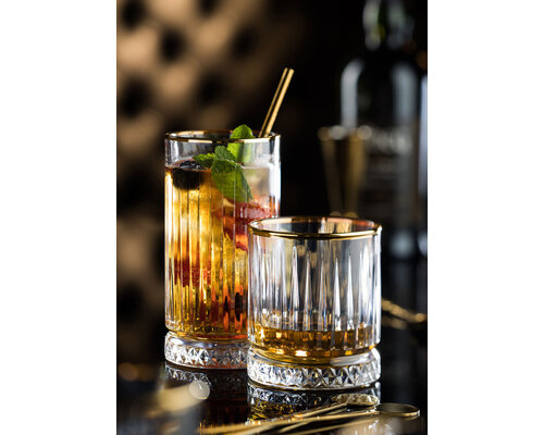 PASABAHCE Champagne coupe 26 cl " Elysia " met gouden rand