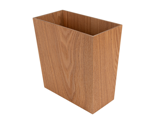 M&T Corbeille de chambre en bois naturel modèle rectangulaire  " Pure Nature "