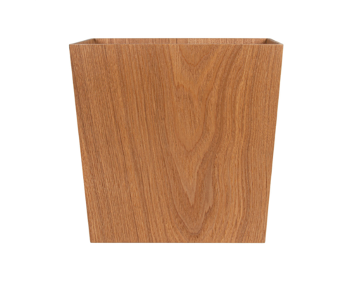 M & T  Waste bin natural wood rectangular shape " Pure Nature "