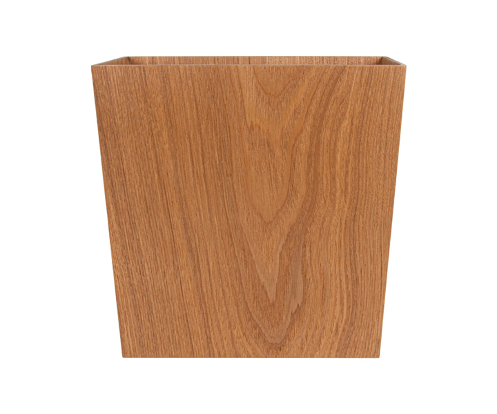 M&T Waste bin natural wood rectangular shape " Pure Nature "