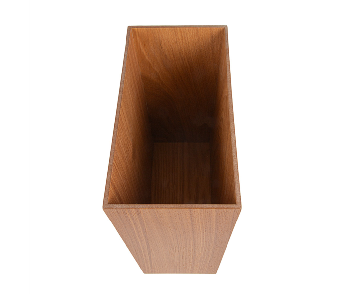 M&T Corbeille de chambre en bois naturel modèle rectangulaire  " Pure Nature "