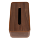 M&T Tissue box holder rectangular model dark wood " Pure Nature "