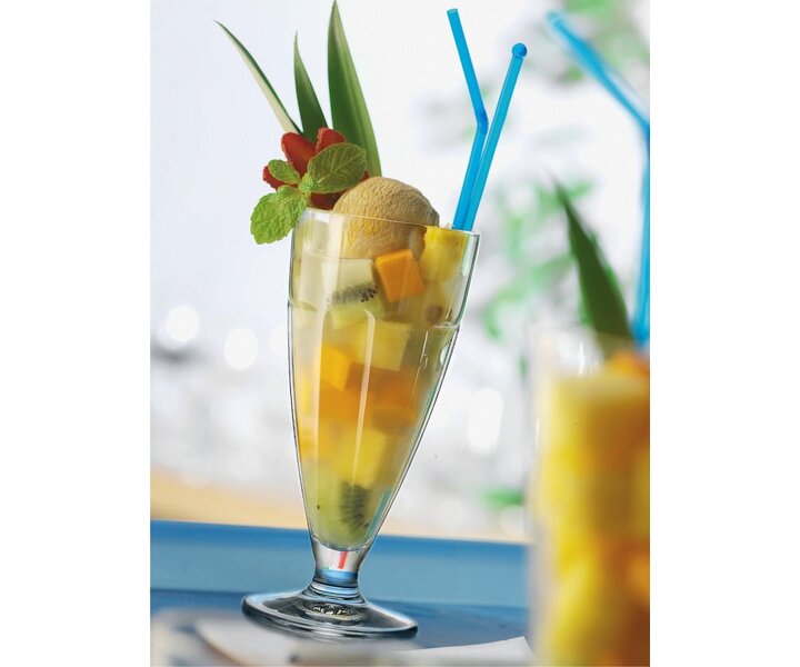 BORMIOLI ROCCO  Sundae - Milk shake - Cocktail glass 38 cl "  Rock Bar "